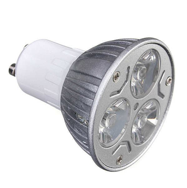 GU10 3W AC 220V 3 LEDs Red/Yellow/Blue/Green LED Spotlight Bulbs