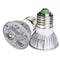 E27 3W AC 220V 3 LEDs Red/Yellow/Blue/Green LED Spotlight Bulbs