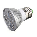 E27 3W AC 220V 3 LEDs Red/Yellow/Blue/Green LED Spotlight Bulbs