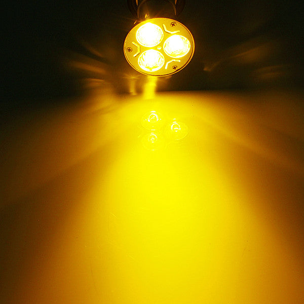 E27 3W AC 220V 3 LEDs Red/Yellow/Blue/Green LED Spotlight Bulbs