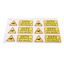 6PCS Car Taxi Sticker Signs Decal CCTV Operating In This Vehicle