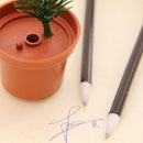 Lovely Green Plants Potted Shape Ballpoint Ball Pen