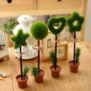 Lovely Green Plants Potted Shape Ballpoint Ball Pen