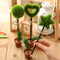Lovely Green Plants Potted Shape Ballpoint Ball Pen