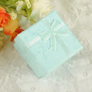 Bow Earring Ring Pendant Jewelry Display Gift Box Square Case