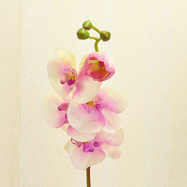 1pcs Artificial Silk Butterfly Orchid Flowers Wedding Home Decorations