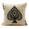 Retro Leaf Pillow Case Linen Cotton Cushion Cover Home Decor