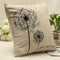 Retro Leaf Pillow Case Linen Cotton Cushion Cover Home Decor