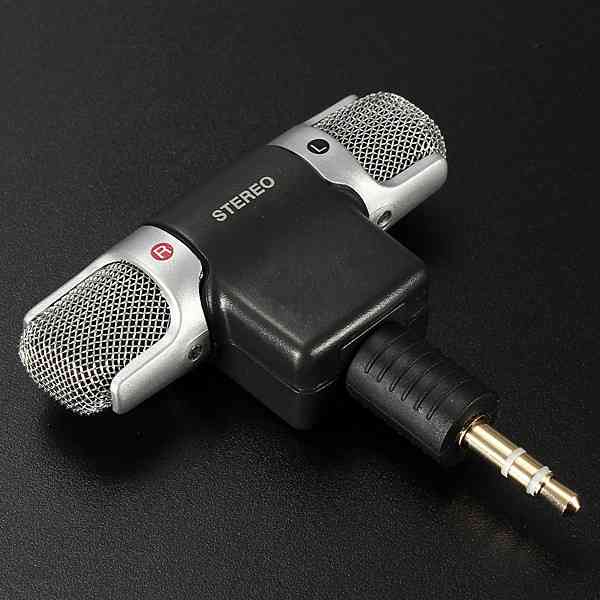 Mini Digital Stereo Microphone for Recorder Laptop PC Skype MSN