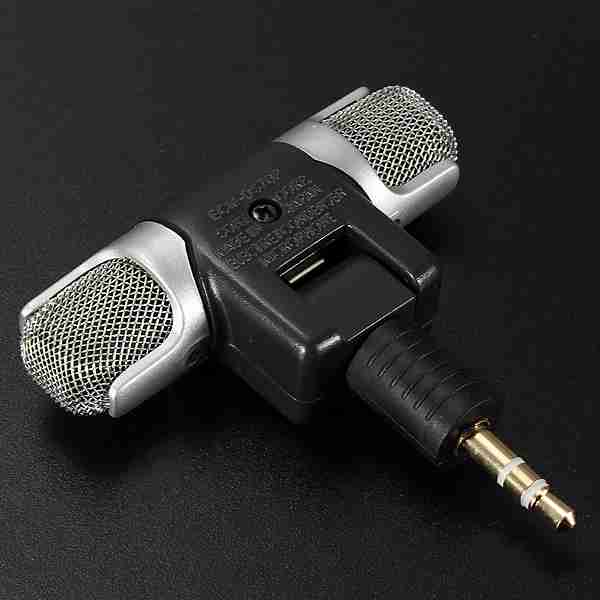 Mini Digital Stereo Microphone for Recorder Laptop PC Skype MSN