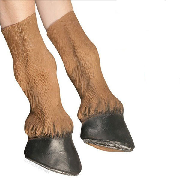 Adult Latex Horse Hooves Halloween Costume Gloves Prop