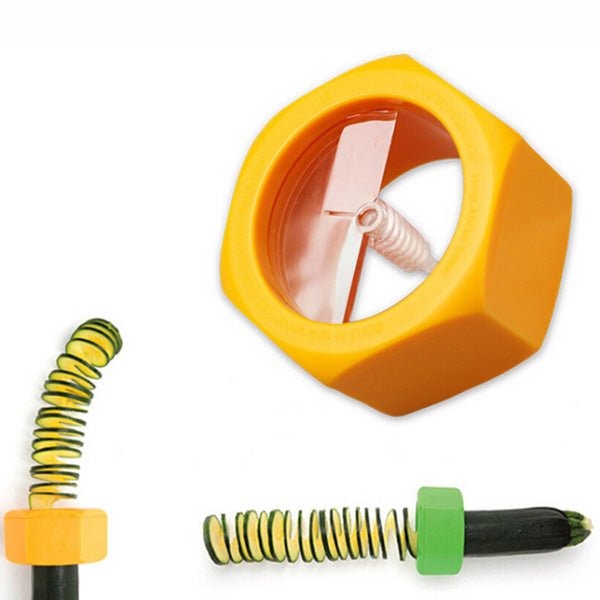 Spiral Cucumber Slicer Vegetable Fruit Salad Cutter Kitchen Gadgets Cooking Tool