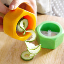 Spiral Cucumber Slicer Vegetable Fruit Salad Cutter Kitchen Gadgets Cooking Tool