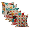 Geometric Abstract Printed Cushion Cover Sofa Bed Pillow Case