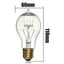 E27 40W A19 Vintage Antique Edison Incandescent Bulb Clear Glass 110V