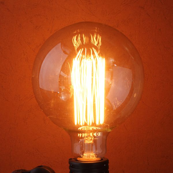 G125 E27 60W 110/220V 125x176mm Incandescent Bulb Retro Edison Bulbs