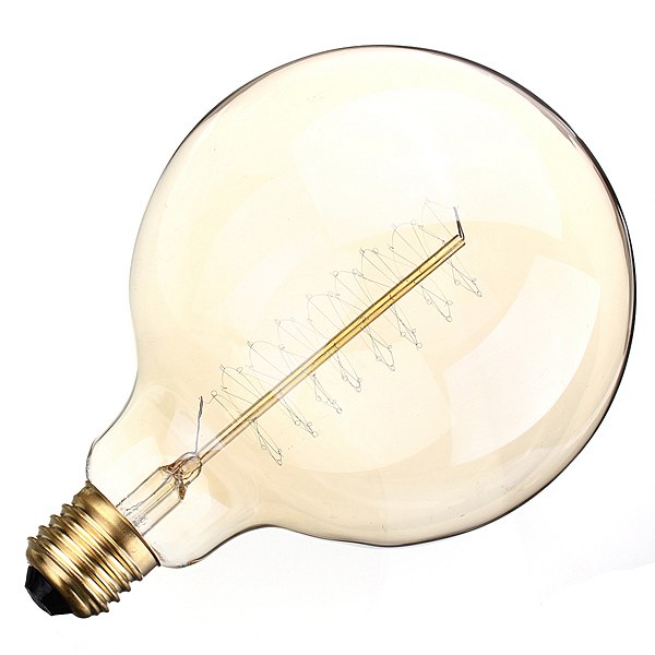 G125 E27 60W 110/220V 125x176mm Incandescent Bulb Retro Edison Bulbs