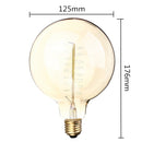 G125 E27 60W 110/220V 125x176mm Incandescent Bulb Retro Edison Bulbs