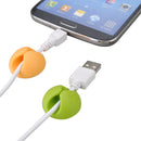 6PCS Bobbin Winders Stick-on Wire Holder For Cables Random Colors