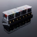 12V Universal Motor 8 Way Circuit Standard Blade Fuse Box Holder