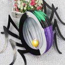 Halloween Amusing Glowing Spider Paper Lantern With LED Candle Yard Decor