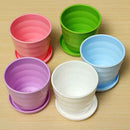 Plastic Thread Flower Pot With Tray Garden Plants Flower Pots