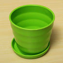 Plastic Thread Flower Pot With Tray Garden Plants Flower Pots