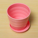 Plastic Thread Flower Pot With Tray Garden Plants Flower Pots