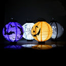 Halloween Pumpkin Paper Lantern Decoration Supplies Bat Spider Skull