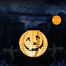 Halloween Pumpkin Paper Lantern Decoration Supplies Bat Spider Skull