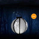 Halloween Pumpkin Paper Lantern Decoration Supplies Bat Spider Skull