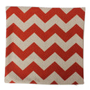 Waves Pattern Linen Pillowcases Home Decorate Sofa Cushions