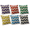 Waves Pattern Linen Pillowcases Home Decorate Sofa Cushions