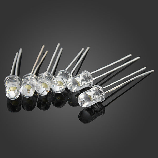 500Pcs 5 Colors 5mm F5 Ultra Bright Round LED Diode Kit