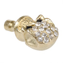 Halloween 3.5mm Diamond Skull Dust Plug Earphone Plug For Cell Phone