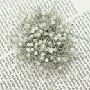 800Pcs Round Pearl Head Pins Weddings Corsage Sewing Pin