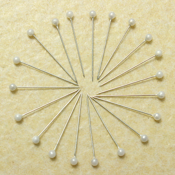 800Pcs Round Pearl Head Pins Weddings Corsage Sewing Pin