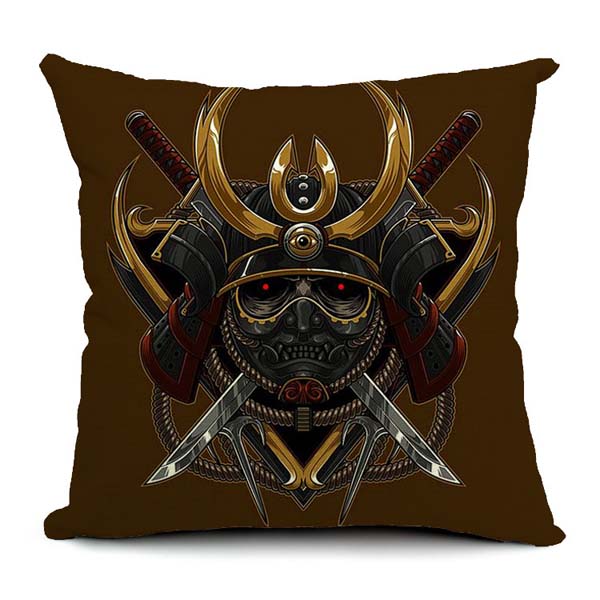 Halloween Gothic Cotton Linen Pillow Case Home Office Car Cushion Pillowcase
