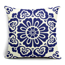 Chinoiserie Pillow Case Blue And White Porcelain Pillowcase