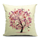 Fresh Life Tree Pillow Case Home Office Car Pillowcase
