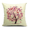 Fresh Life Tree Pillow Case Home Office Car Pillowcase
