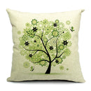 Fresh Life Tree Pillow Case Home Office Car Pillowcase