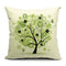 Fresh Life Tree Pillow Case Home Office Car Pillowcase