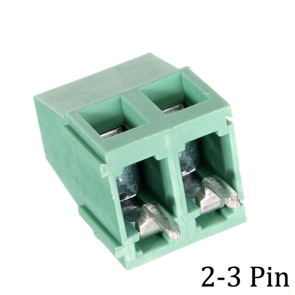 Excellway DR22 10pcs 5.0mm 2/3 Pin PCB Screw Terminal Block Connectors