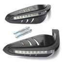 Motorcycle Protective DRL LED Indicator Light Brush Hand Guards
