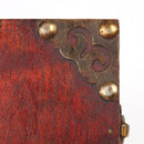 Vintage Wooden Necklace Treasure Jewelry Box Storage Case