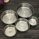 5pcs Stainless Steel Food Container Bowls Crisper Lunch Box