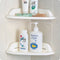 Suction Cup Multi-functions Corner Drain Shelf Bathroom Organizer Rack Cream Holder Storage