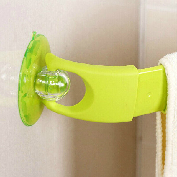 Powerful Sucker Towel Rack Rotatable Bathroom Corner Shelf Racks