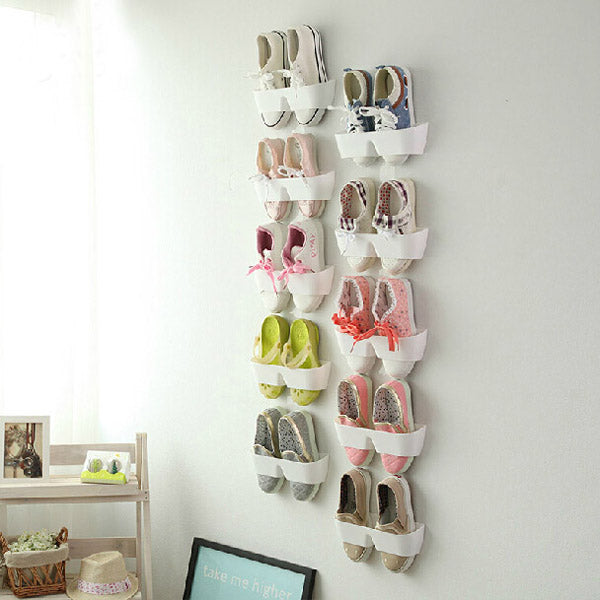 Creative Hanging Shoe Rack Wall Hang Save Space Shoes Holder